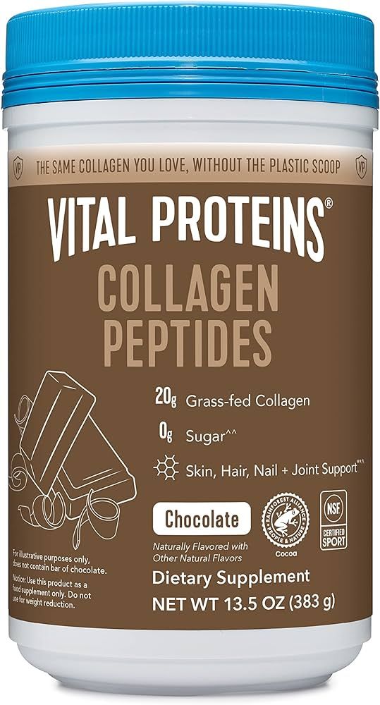 Vital Proteins Collagen Peptides Powder, Promotes Hair, Nail, Skin, Bone and Joint Health, Chocol... | Amazon (US)