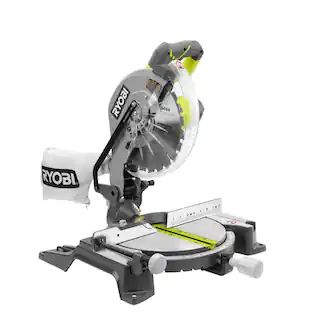 RYOBI 10 in. Compound Miter Saw with LED TS1346 - The Home Depot | The Home Depot
