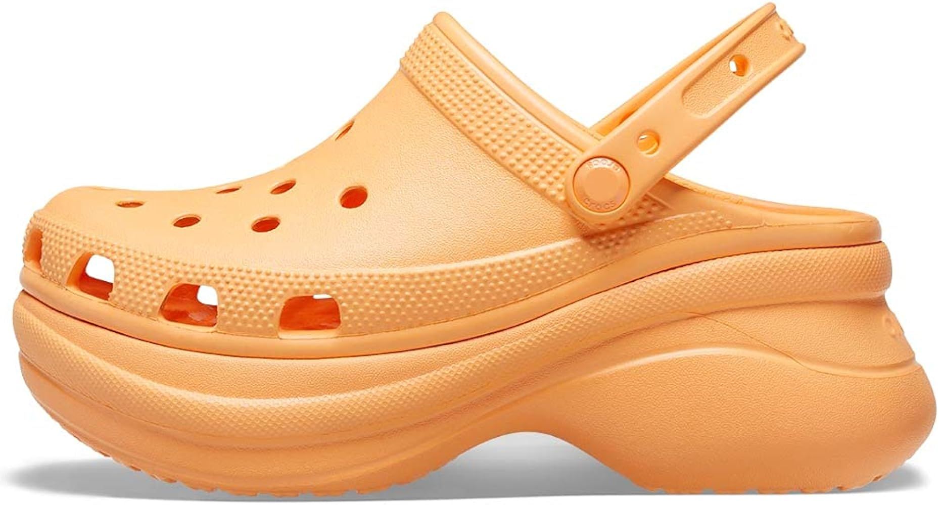 Amazon.com | Crocs Women's Classic Bae Clog | Platform Shoes, Cantaloupe, 5 | Mules & Clogs | Amazon (US)