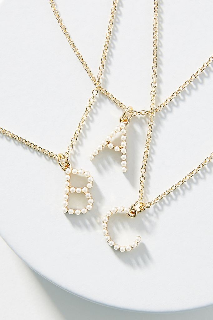 Petite Monogram Necklace | Anthropologie (US)
