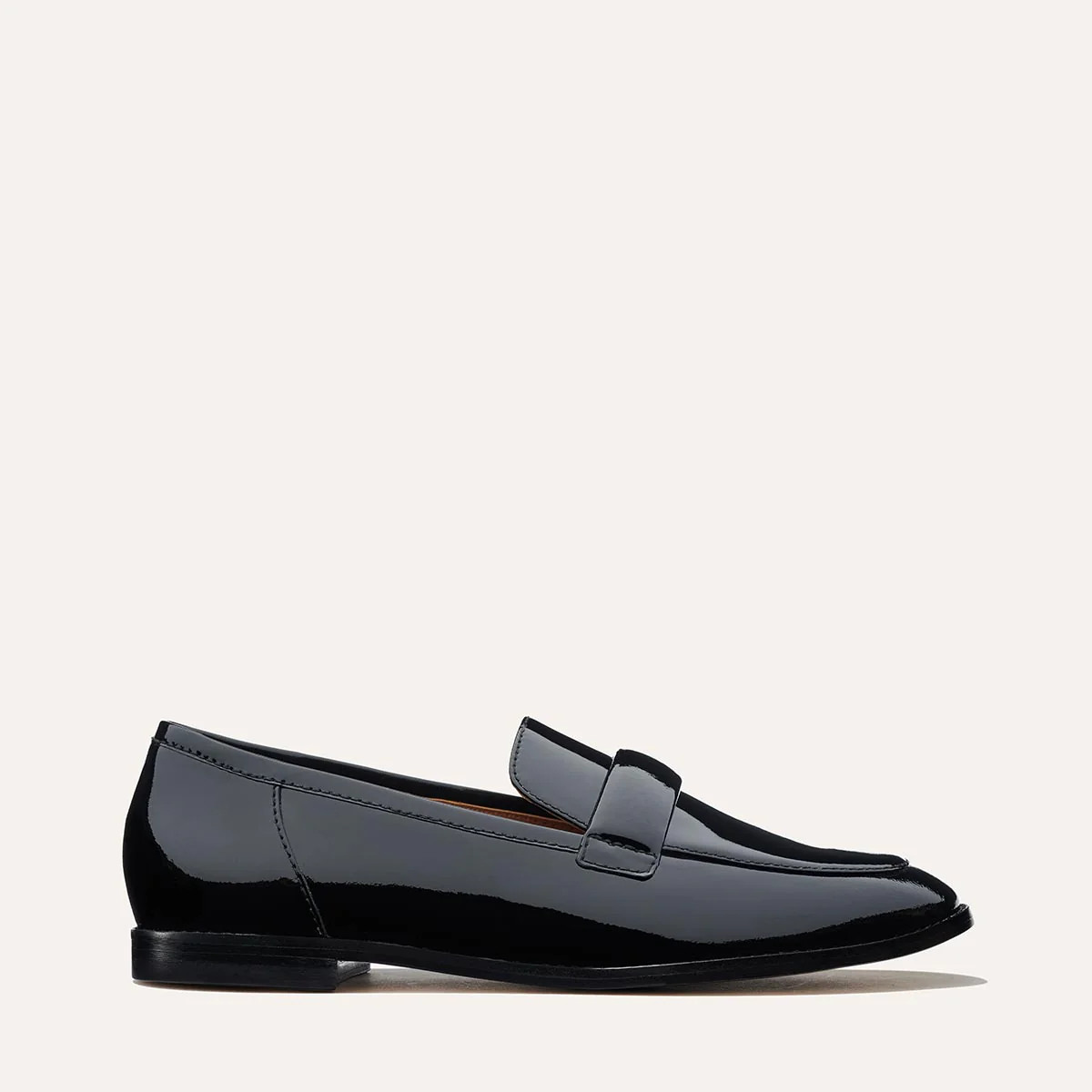 The Andie Loafer - Black Patent | Margaux