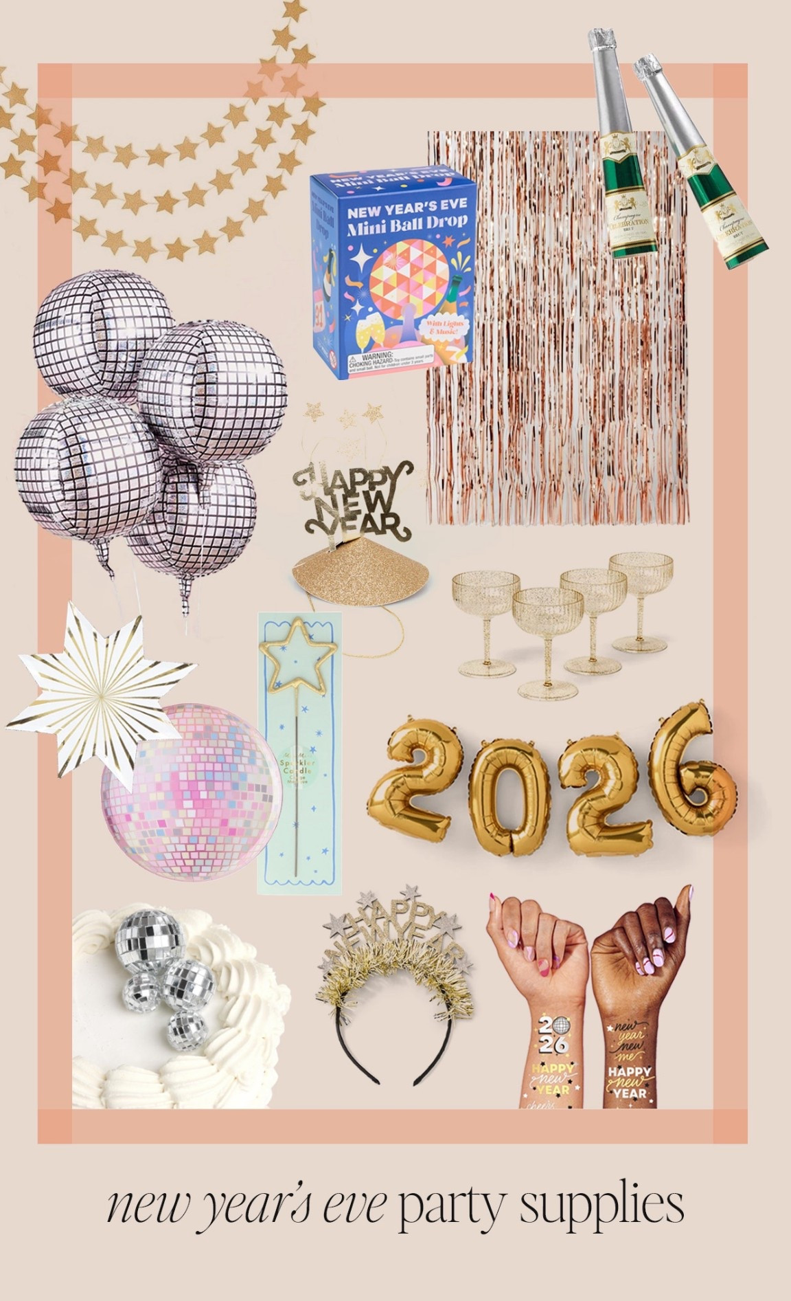 cute nye party supplies!

#LTKHoliday #LTKSeasonal
