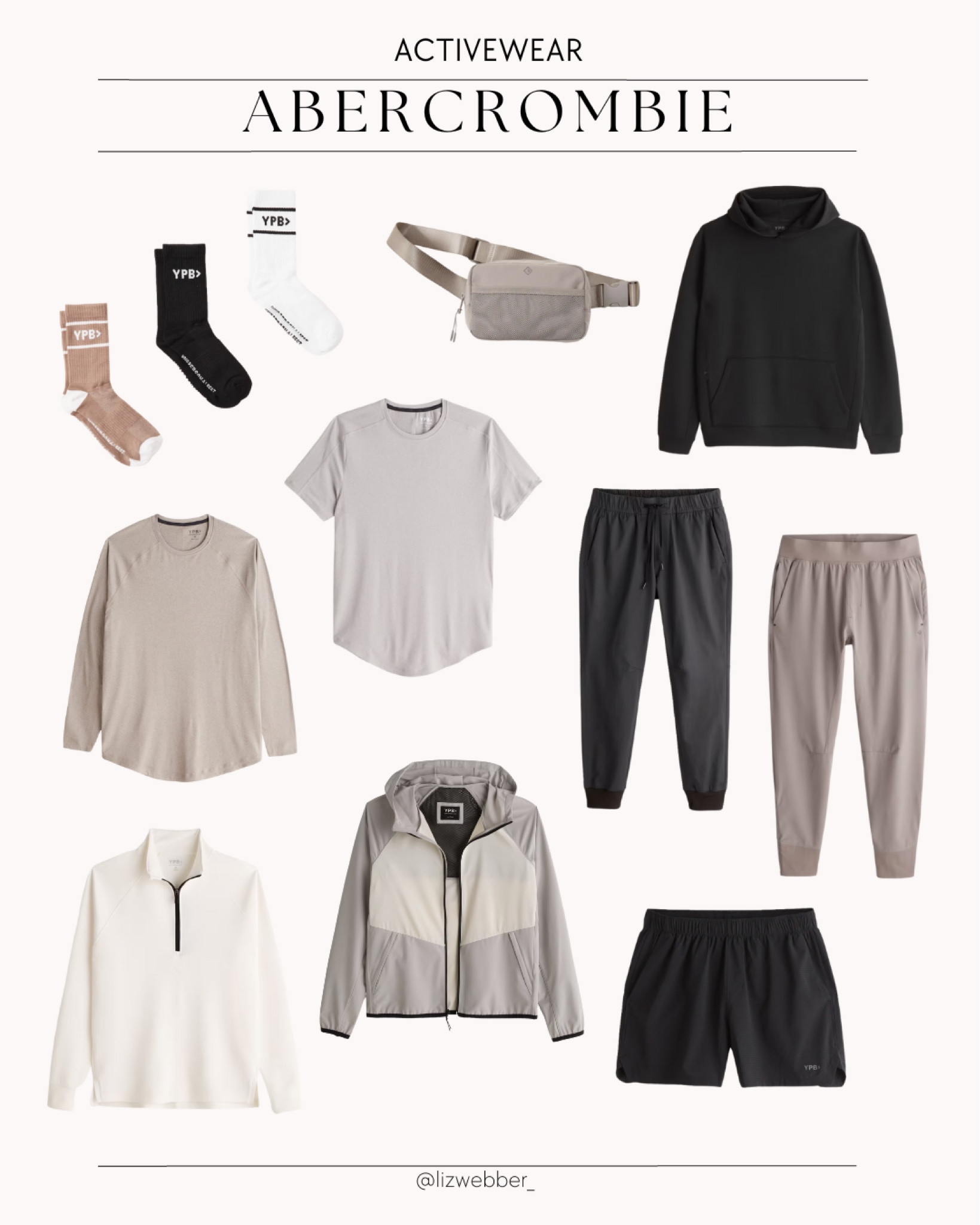 YPB by Abercrombie: Men’s Activewear

Atheisure, athleisurewear, men’s street style, men’s gym outfit, men’s workout clothes, men’s workout accessories, men’s gym accessories, matching workout set, quarter zip, gym outfit inspo, workout clothes

#LTKfit #LTKFind #LTKunder100