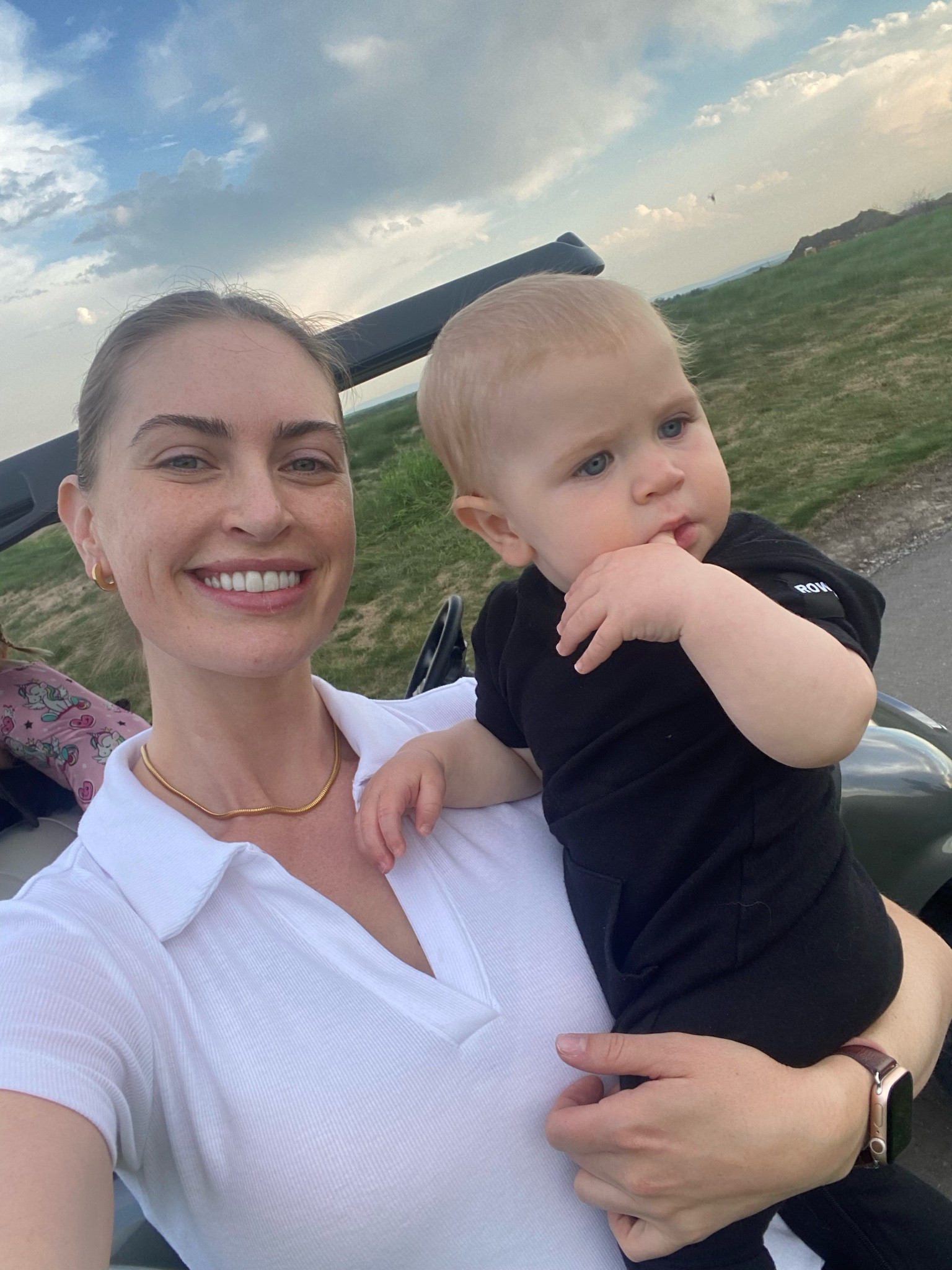 I have this polo in 3 colours!! It’s perfect for a warm golf day on its own or under a crewneck if it’s cooler out. #golf #golfoutfit 

#LTKFitness #LTKSeasonal