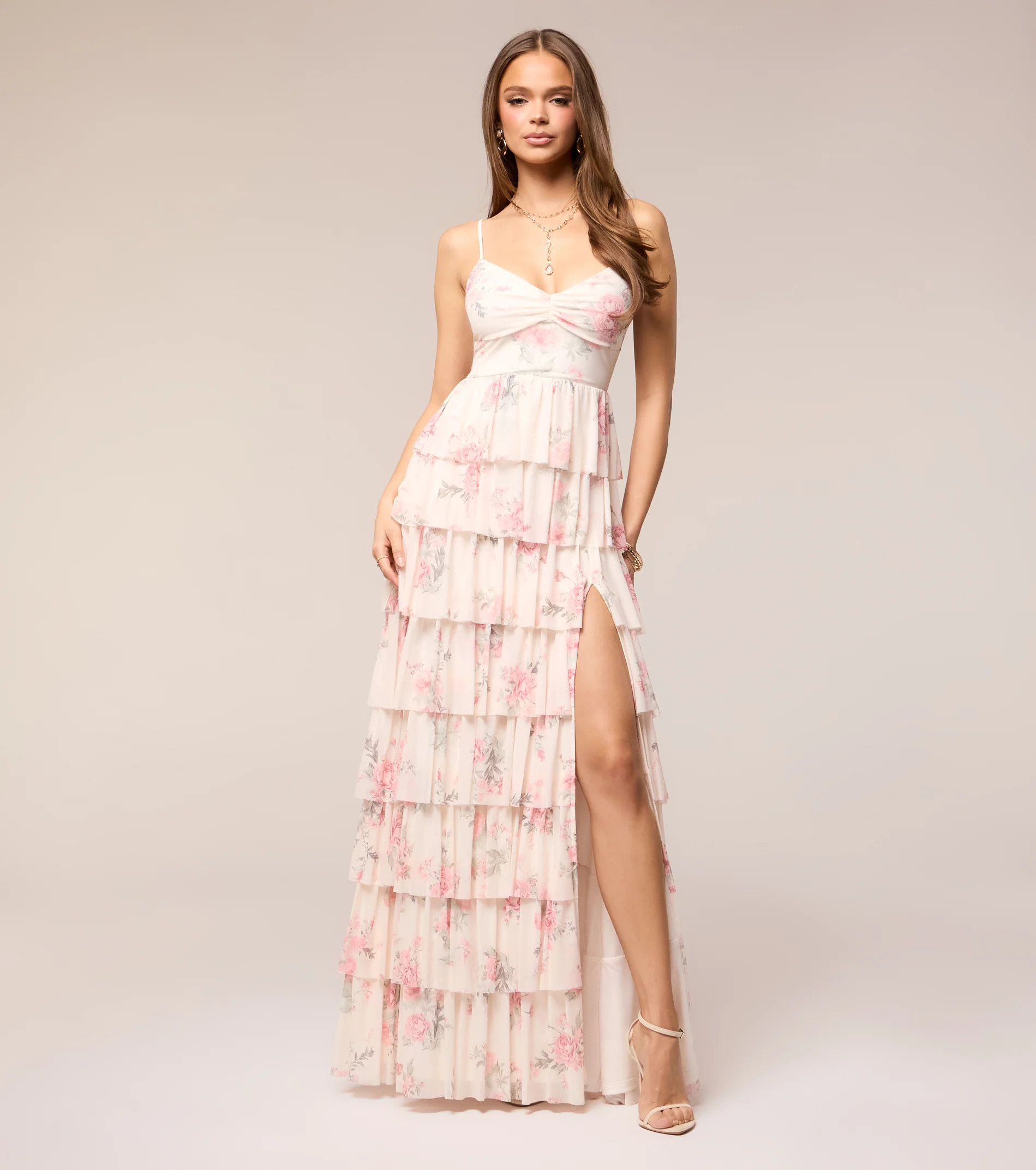 Colette Floral Ruffle Formal Dress | Windsor Stores