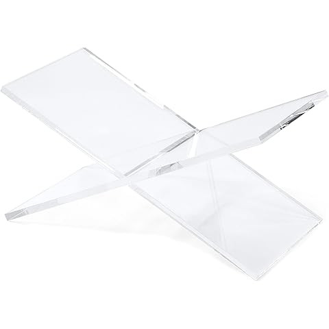 Large Clear Acrylic Book Stand - Perfect for Displaying Open Books on Your Coffee Table - Ideal f... | Amazon (US)