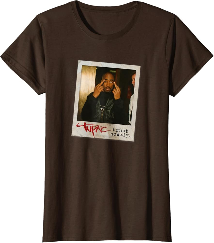 TUPAC SHAKUR Trust Nobody Photo T-Shirt | Amazon (US)