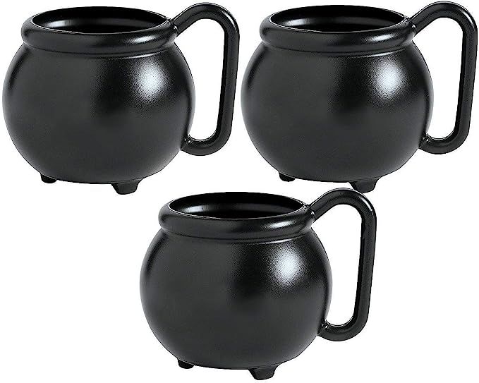 Witch Cauldron Mugs for Halloween - Set of 12 plastic cups - Hocus Pocus and Halloween Party Supp... | Amazon (US)