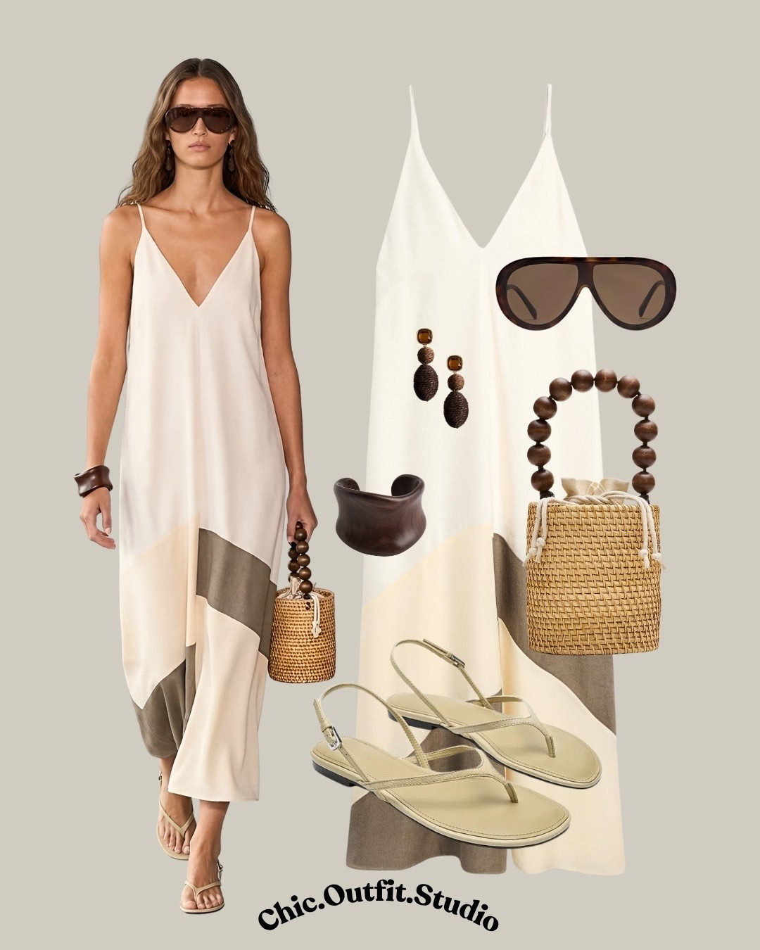 Cream Slip Dress Minimalism

✨This cream satin-inspired slip dress with soft contrast detailing creates the ultimate understated luxury summer outfit. The fluid lightweight fabric and relaxed silhouette feel elegant, breathable, and timeless for warm-weather styling. 

✨Perfect for seaside dinners, destination vacations, gallery visits, summer events, or elevated resort wear when you want to look effortlessly polished with minimal styling.

✨Tags: cream slip dress outfit, satin summer dress women, elegant minimalist fashion, quiet luxury summer style, classy vacation dress, sophisticated resort wear, neutral summer outfit inspiration, European chic fashion, timeless feminine style, elevated casual elegance, lightweight summer dress, effortless luxury outfit, modern minimalist dress, summer evening outfit women, refined vacation style

#LTKkleider #LTKdatenight #LTKshoes