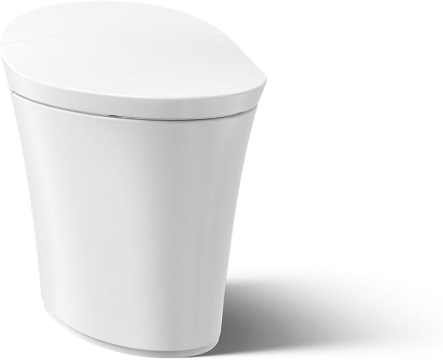 KOHLER K-5401-PA-0 Veil One-Piece Elongated Dual-Flush Intelligent Toilet, Smart Bidet Toilet, Wh... | Amazon (US)