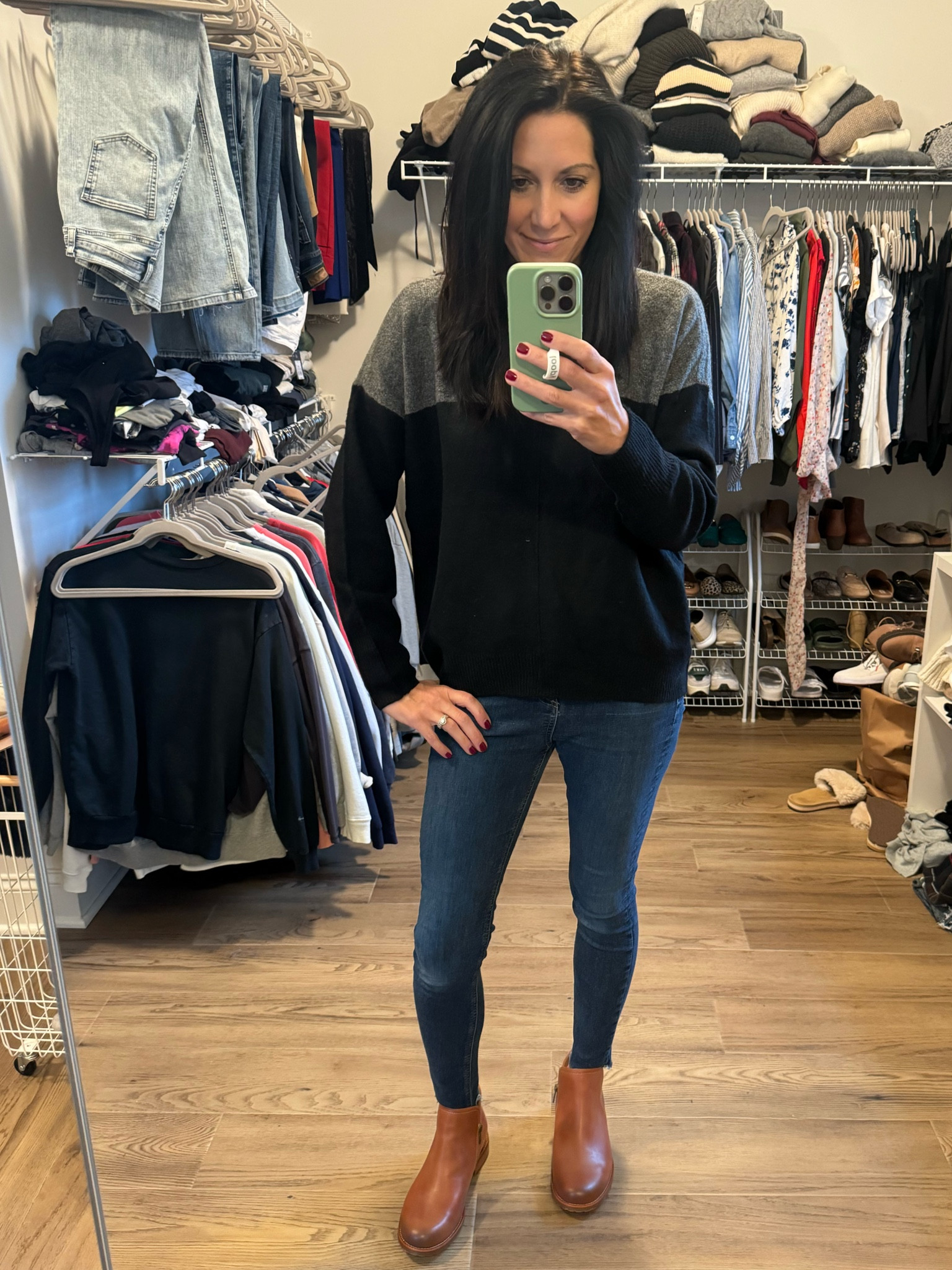 Casual Friday #ootd. 
These boots and sweater are absolutely my new favorites!

Sweater/sweater weather/ankle boots

#LTKShoeCrush #LTKWorkwear #LTKStyleTip