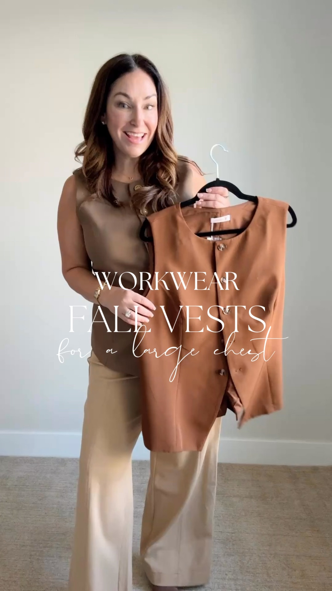 Workwear Vests for larger chests! I'm a 38DD and finding a cute vest that doesn't gap can be so hard but I found 3 from Amazon that I'm loving. 

Wearing XL in denim vest, Large in tailored back and XL in strap back 

Talbots pants size down if in-between wearing 14 but little big, skirt XL, brown trouser pants XL  

 

#LTKOver40 #LTKMidsize #LTKWorkwear