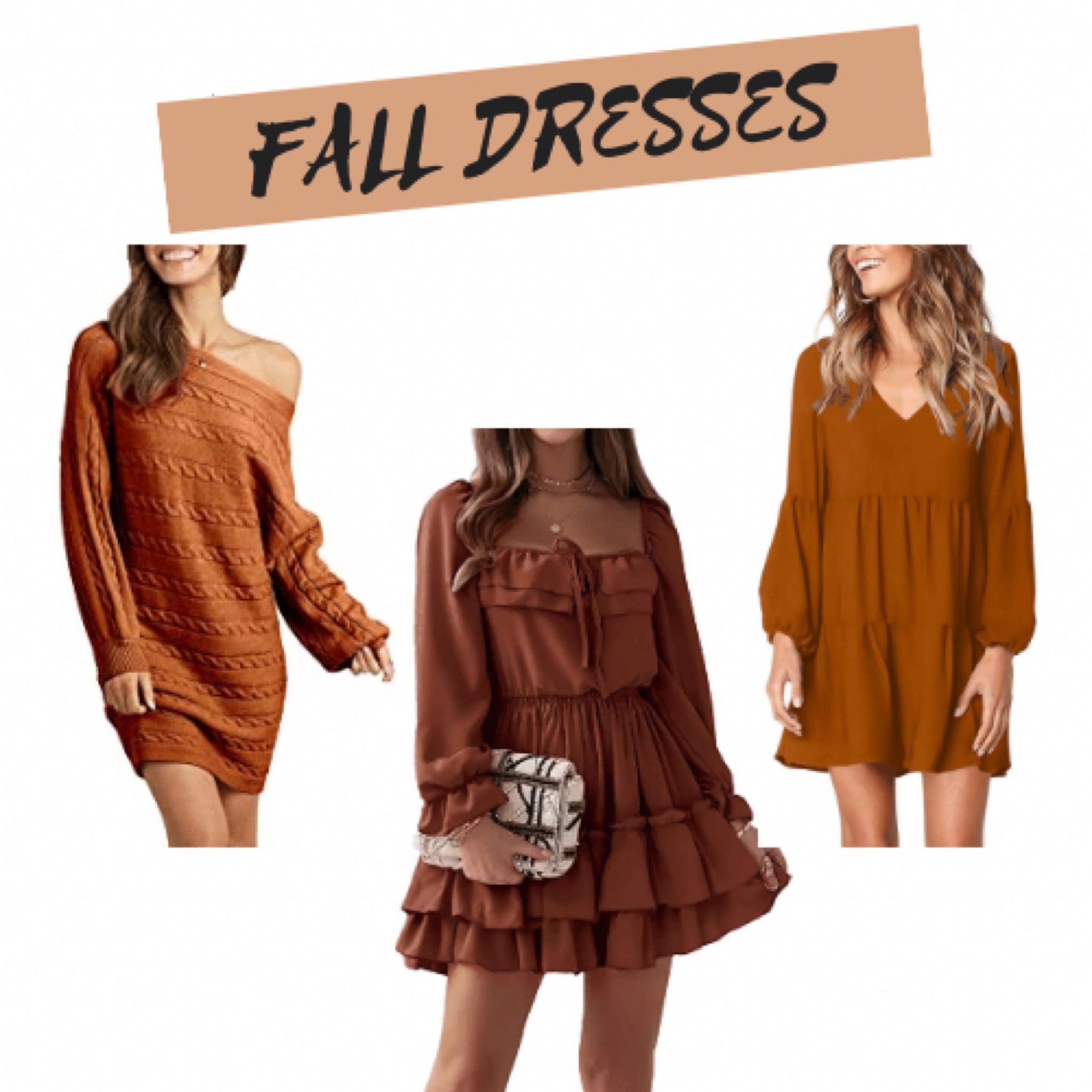 Amazon fashion beige and brown fall dresses



#LTKsalealert #LTKSeasonal #LTKstyletip