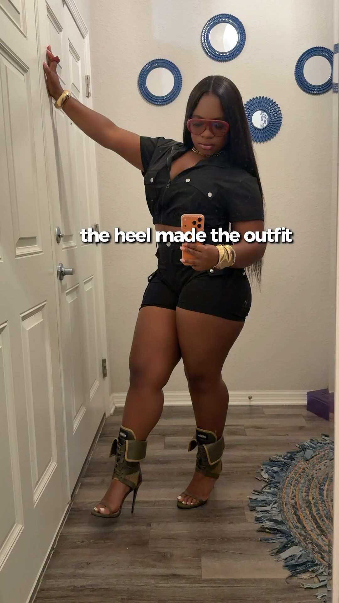 the outfit was cute… but the heel made it 😮‍💨

this is your sign to stop overdoing the outfit and let the shoe be the moment.

comment “link” and I’ll send the set + heels 💌

#statementheels #stevemaddenheels #rainbowshops #petitecurvyfashion #ootdinspo