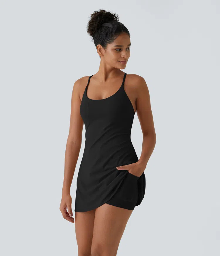 Softlyzero™ Plush Backless Active Dress-Easy Peezy Edition | HALARA