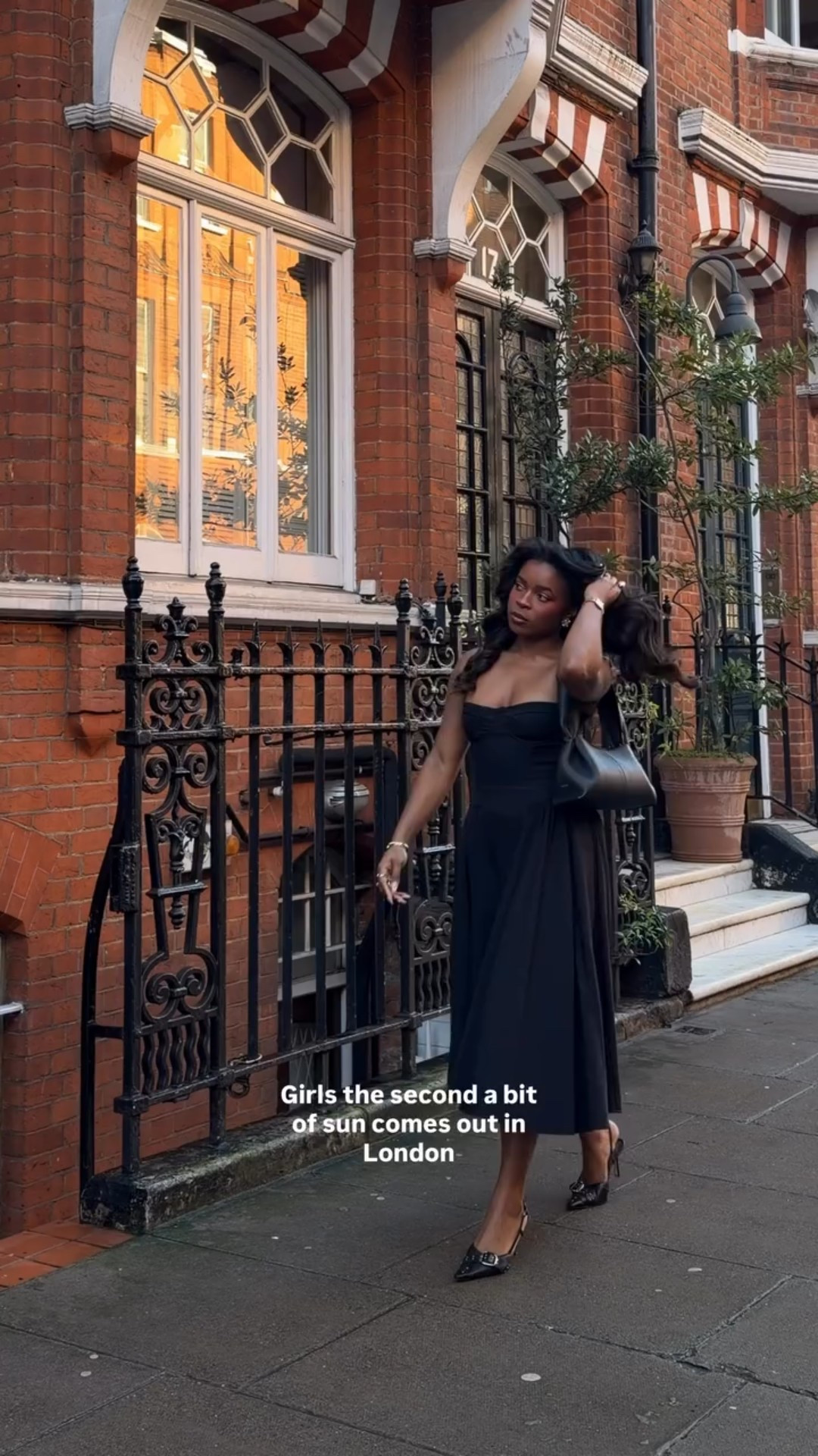 fresh blowout, a dress and a bit of shine = recipe for a good day 🫶🏾 @tresemme 

#blackgirlluxury #blackgirlhairstyles #springdress #houseofcb #springinlondon 

We are so close to spring babes!! Who’s ready?! 💐