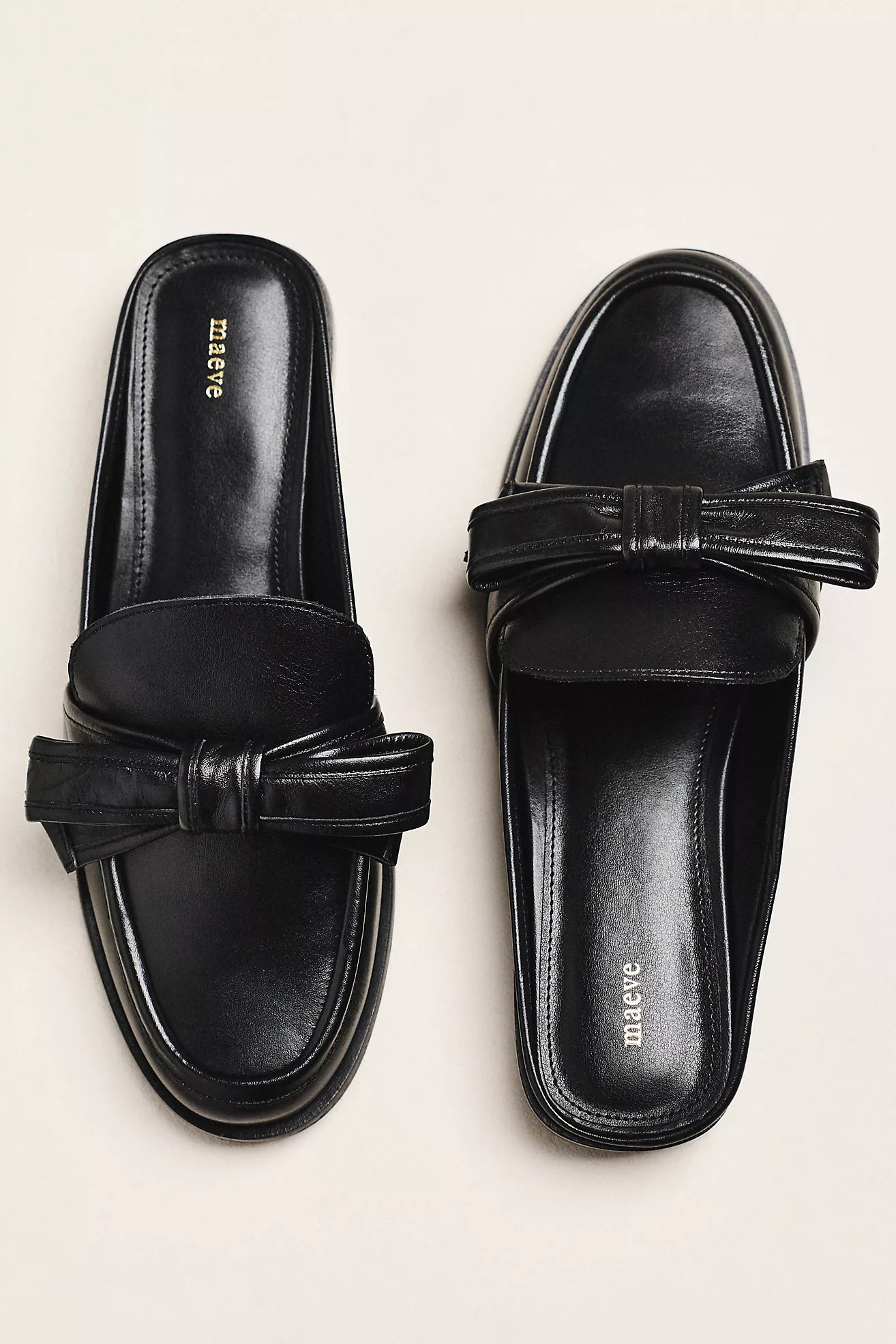 Maeve 3D Bow Loafer Slides | Anthropologie (US)