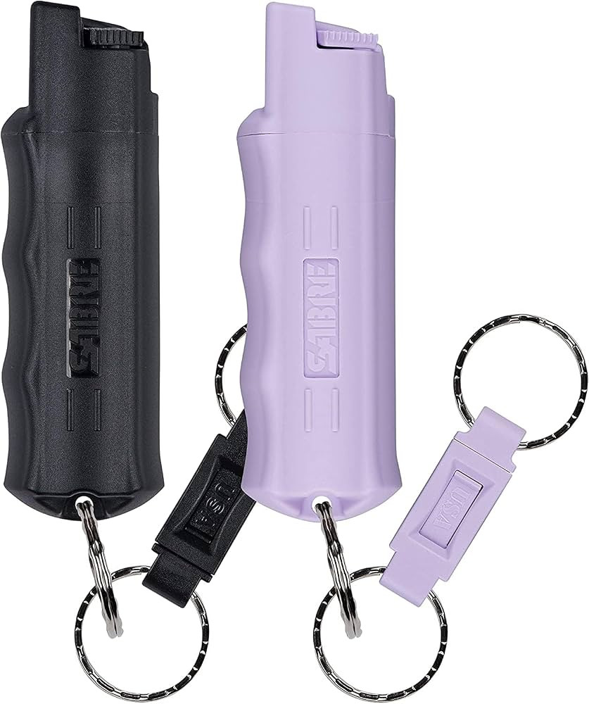 SABRE Pepper Spray, Maximum Police Strength OC Spray, Quick Release Keychain for Easy Carry and F... | Amazon (US)