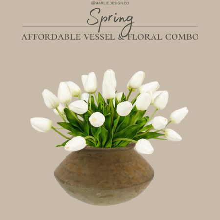 Spring Decor | Easter decor | vintage vase | vessel | Amazon vase | viral tulips | faux tulips | faux florals | spring florals | kitchen island decor 

#LTKstyletip #LTKhome #LTKunder50