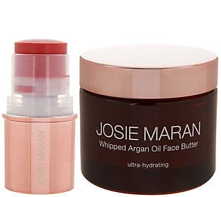Josie Maran Argan Oil Face Butter with Color Stick | QVC