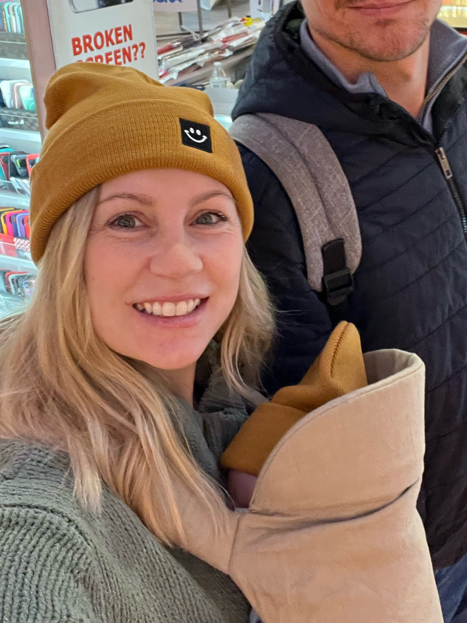 Mommy / daughter matching winter hats! They look like different colors the product photos but they match like in my picture :) 

#LTKFamily #LTKSeasonal #LTKBaby