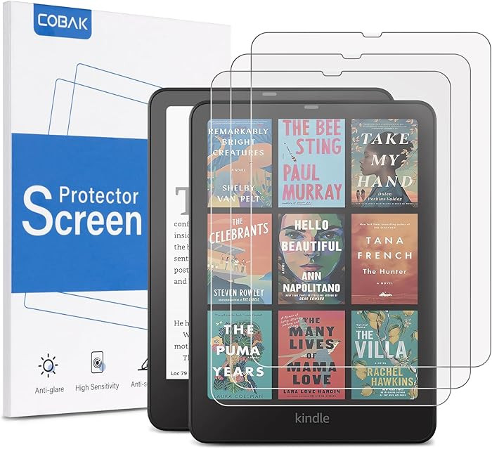 CoBak 3 Pack Anti-Glare Matte Screen Protector for 7" Kindle Paperwhite 12th Gen 2024 & Colorsoft... | Amazon (US)