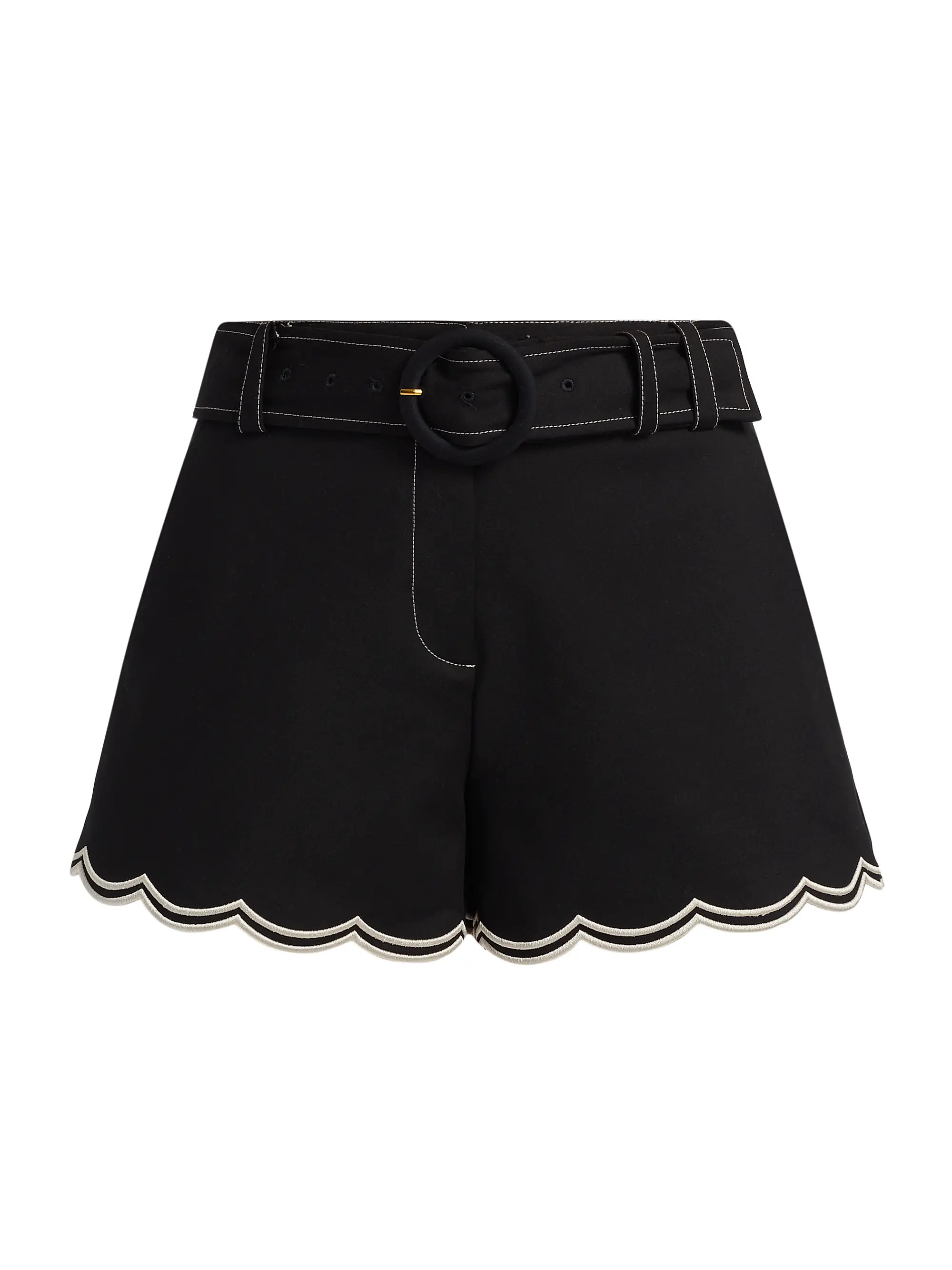 Ramy Brook Violeta Cotton-Blend Belted Shorts | Saks Fifth Avenue | Saks Fifth Avenue