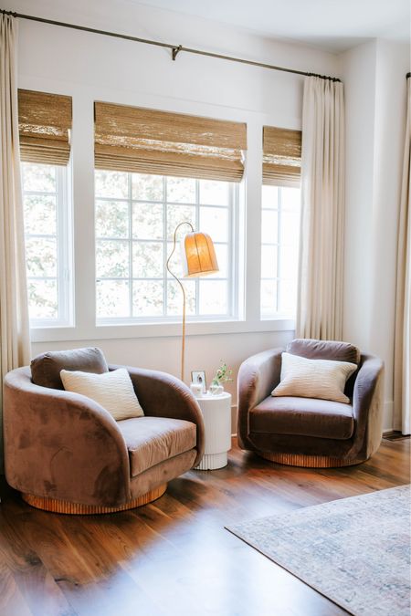 These chairs are perfect for a sitting area in your home! The curtains and blinds are custom!

Loverly Grey, home details 

#LTKhome #LTKstyletip