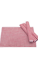 mookaitedecor Red Striped Table Runner Cotton Linen Runners for Wedding Party Dinner & Everyday U... | Amazon (US)