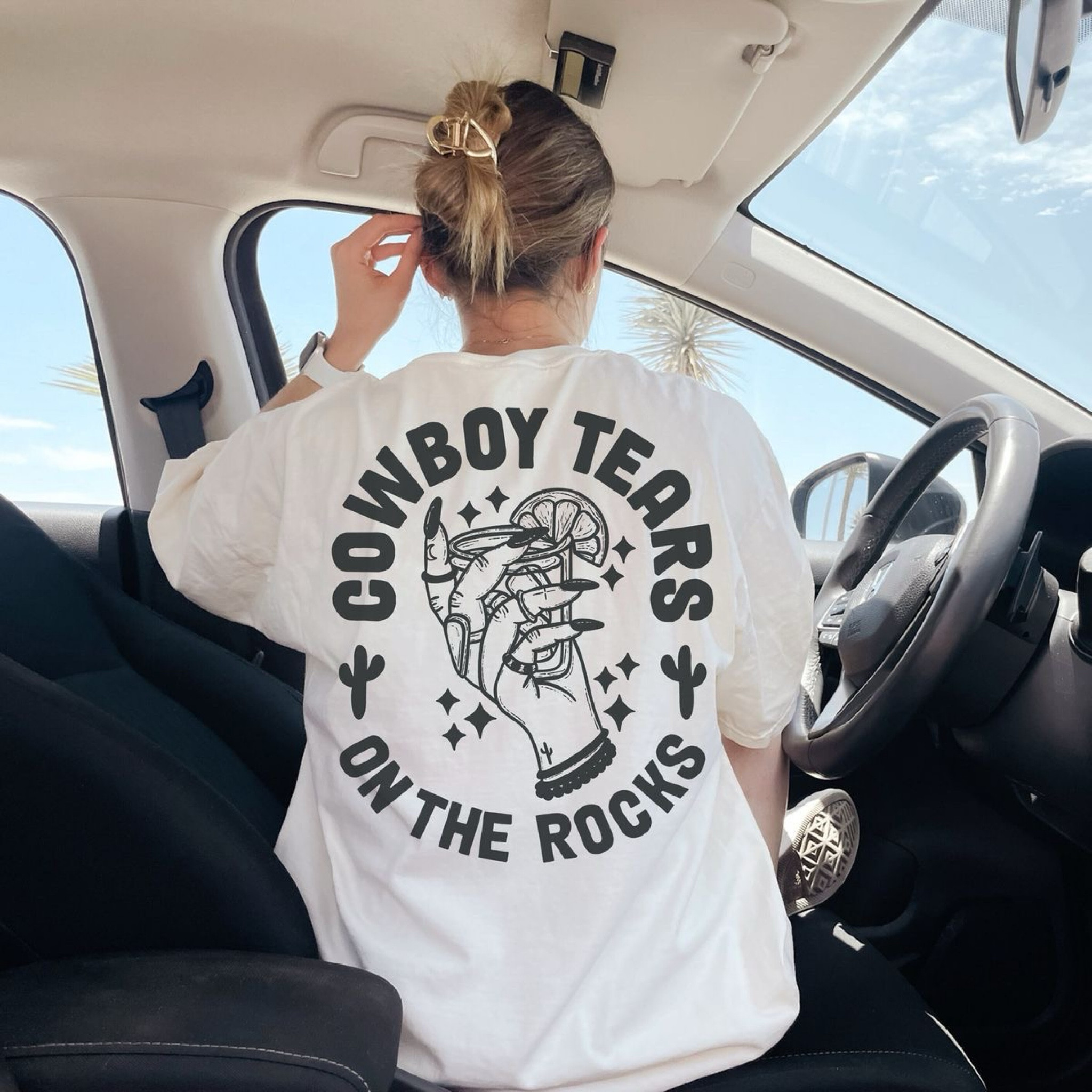 The cutest graphic tee. Cowboy tears on the rocks. Cowboy tee shirt. Cowboy tshirt. Country graphic tee #LTKcountry  #LTKgraphictee #LTKtshirt #graphictee #graphictshirt 

#LTKBacktoSchool #LTKFindsUnder50