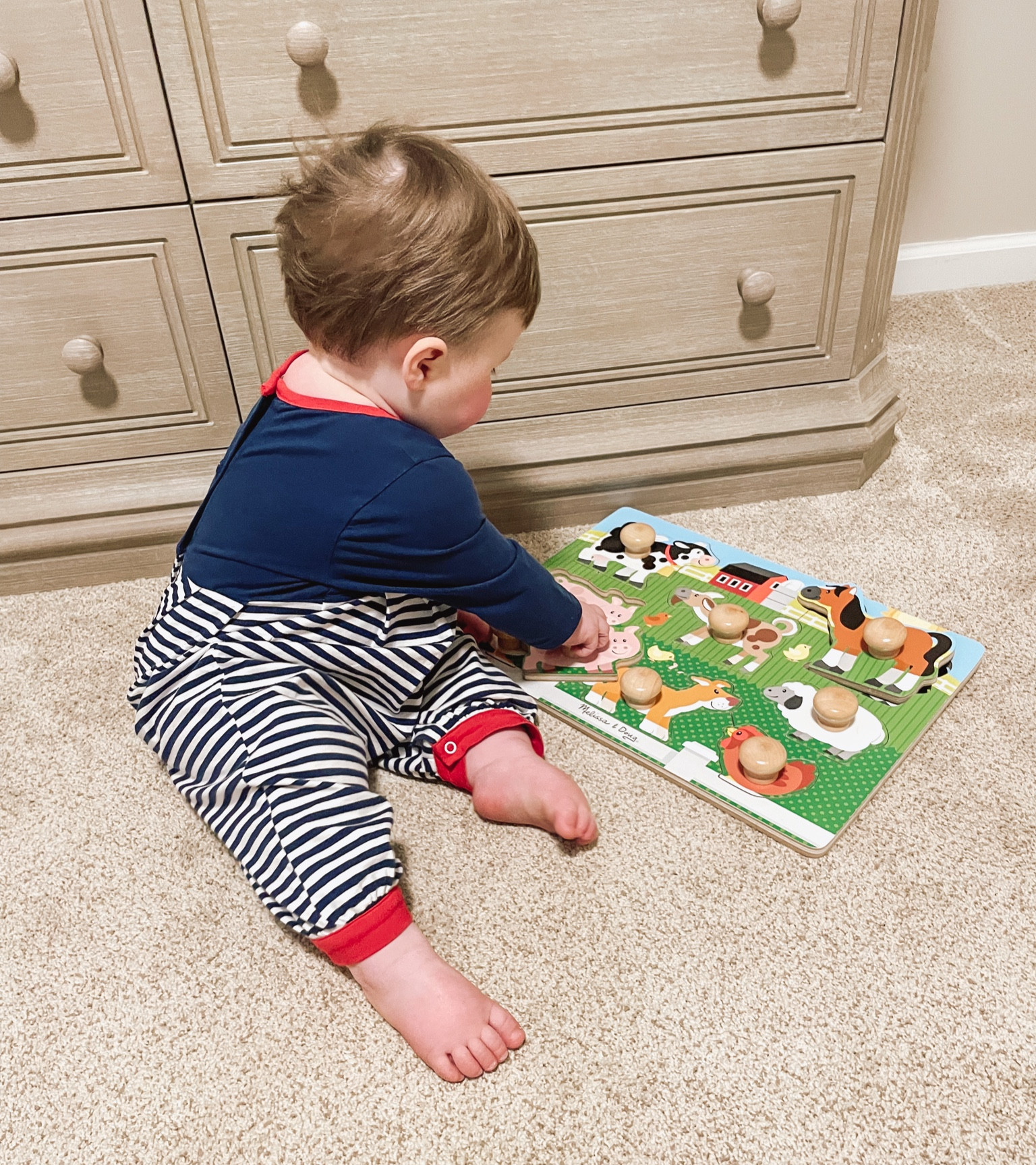 Toddler toys, farm toys, wooden puzzle, Melissa and Doug, Montessori toys, independent play, animals, quiet time, play time, playroom, learning toys 

#LTKkids #LTKGiftGuide #LTKbaby