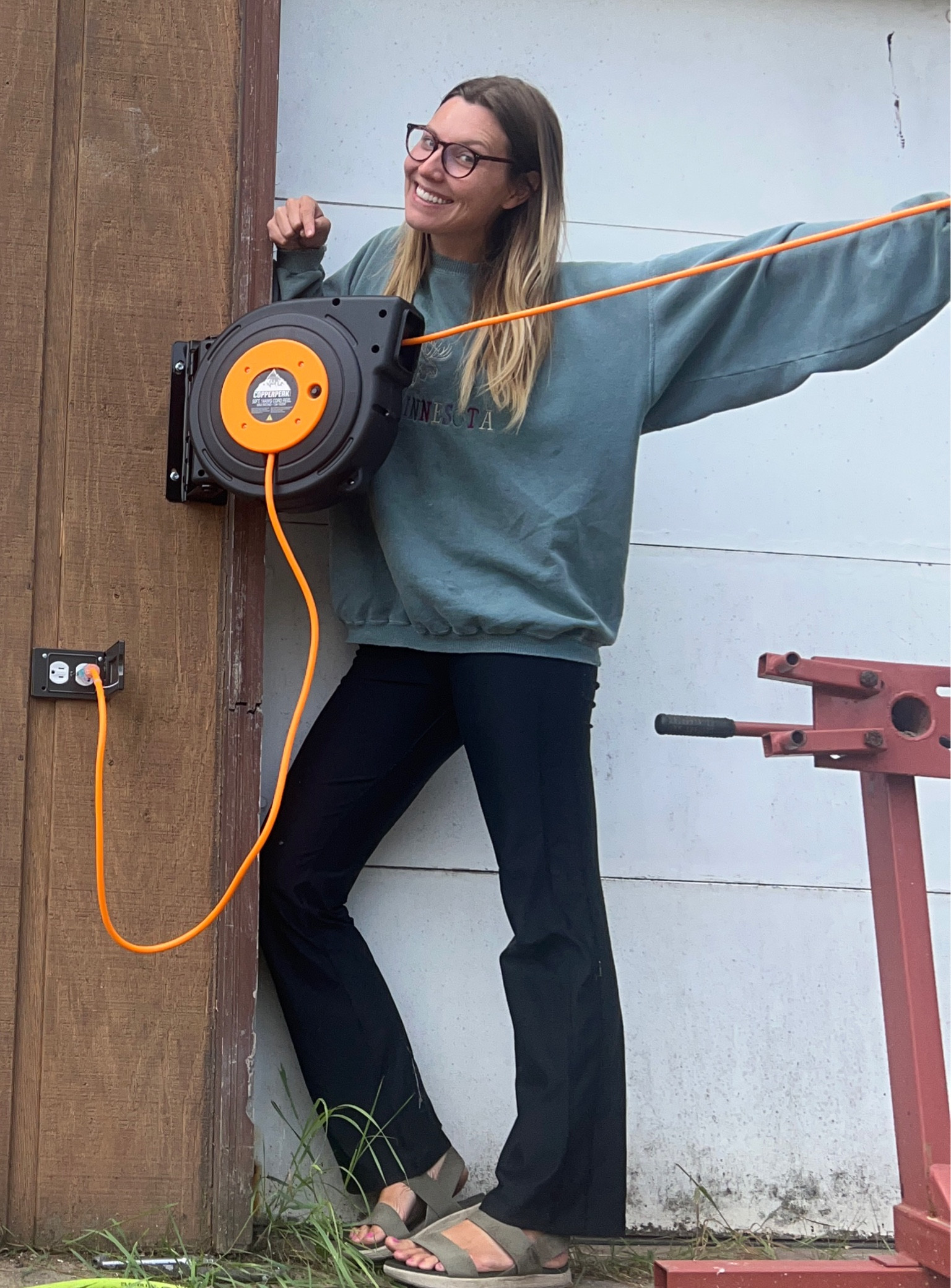 Retractable extension cord for the win! 

#LTKFind #LTKhome #LTKunder100