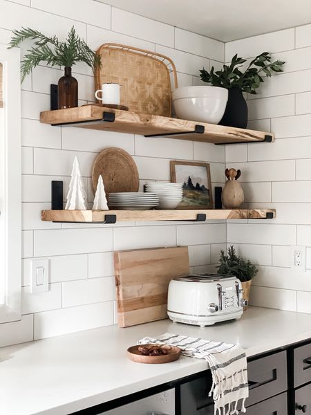 Keeping it unfussy over here 🌲🖤

Got these shelves up just in time for some holiday styling with ceramic trees, cedar sprigs, & a year round ever green art print. 

Questions about my new shelves? I rounded up the most common on my recent post: 

https://www.allisajacobs.com/all-my-kitchen-shelving-details/

And, in case you missed it, I created a FREE downloadable guide with my top 7 shelf styling strategies (copy 
https://witty-trailblazer-3209.ck.page/9a5510203f



#showmeyourstyled
#inspiremeneutral
#freshstyledhome
#thewelldressedhouse
#ourtruehaven
#mylovelyhomelife
#ispymodernDIY
#kismetcheckoutmyhouse
#mysmphome
#LonnyLiving
#lovetheroom
#thatroomiseverything
#thisminimalhome
#casualmodernhome
#greathomestaketime
#textureismystyle 
#ohmysa
#thisminimalhome
#showthatinspo
#scandiboho 


#LTKSeasonal #LTKHoliday #LTKhome