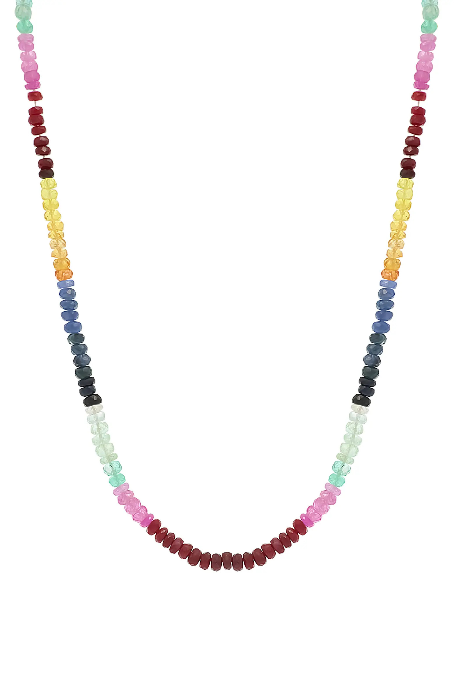 El Mar Sapphire Beaded Necklace | Nordstrom