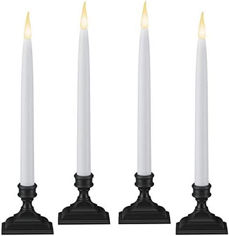 612 Vermont Battery Operated LED Window Candles with Timer (6 on/18 Off), Patented Warm White Dua... | Amazon (US)