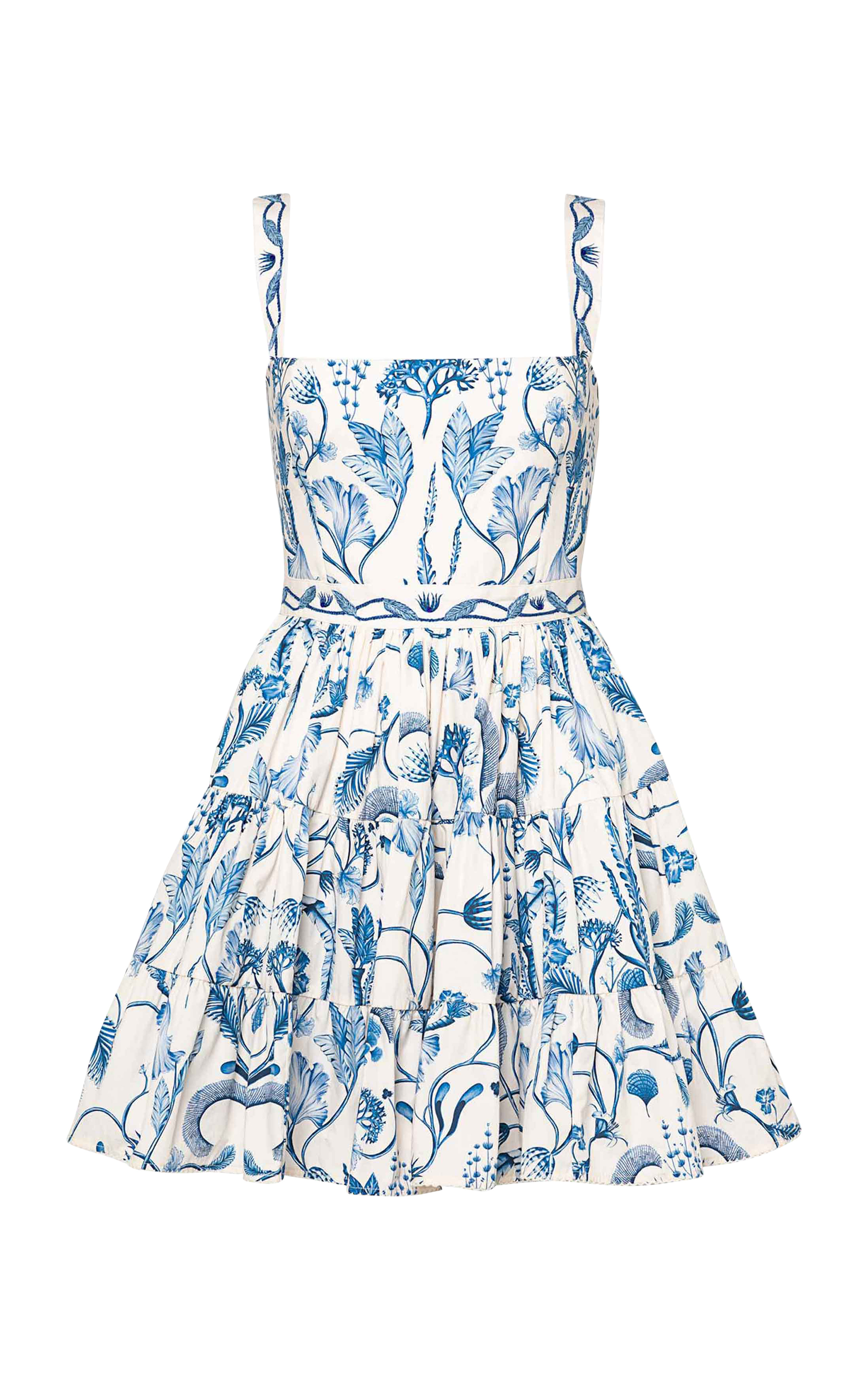 Lima Embroidered Floral Cotton Mini Dress | Moda Operandi (Global)