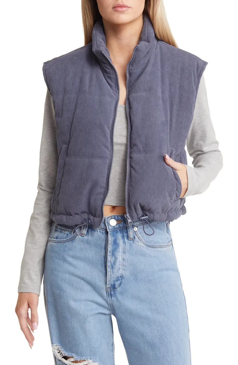Thread & Supply Crop Corduroy Vest | Nordstrom | Nordstrom
