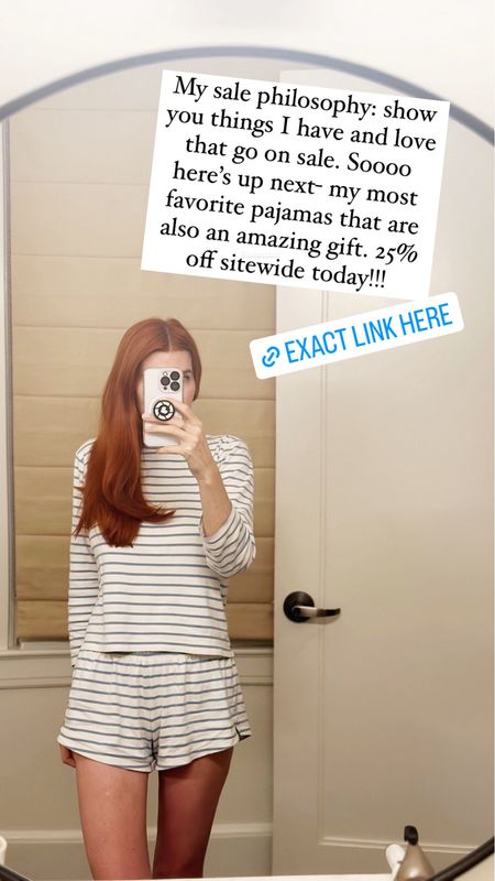Once a year my favorite pajama brand goes on sale 25% off and this is the time! I wear these every night and they are so soft- great for gifts too! They run small and shrink so order up ❤️

#LTKHoliday #LTKGiftGuide #LTKCyberWeek