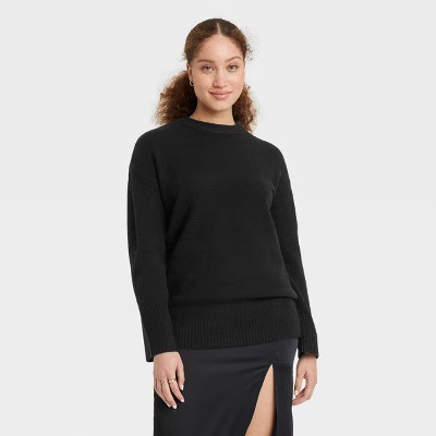 Women's Crewneck Tunic Pullover Sweater - A New Day™ | Target