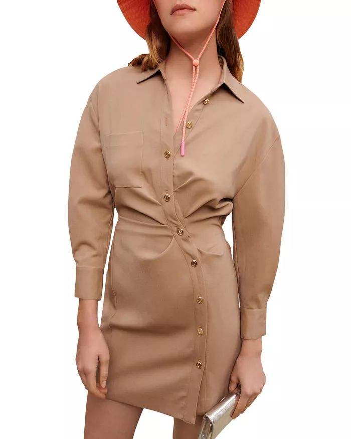 Maje Twist Front Mini Dress Back to results -  Women - Bloomingdale's | Bloomingdale's (US)
