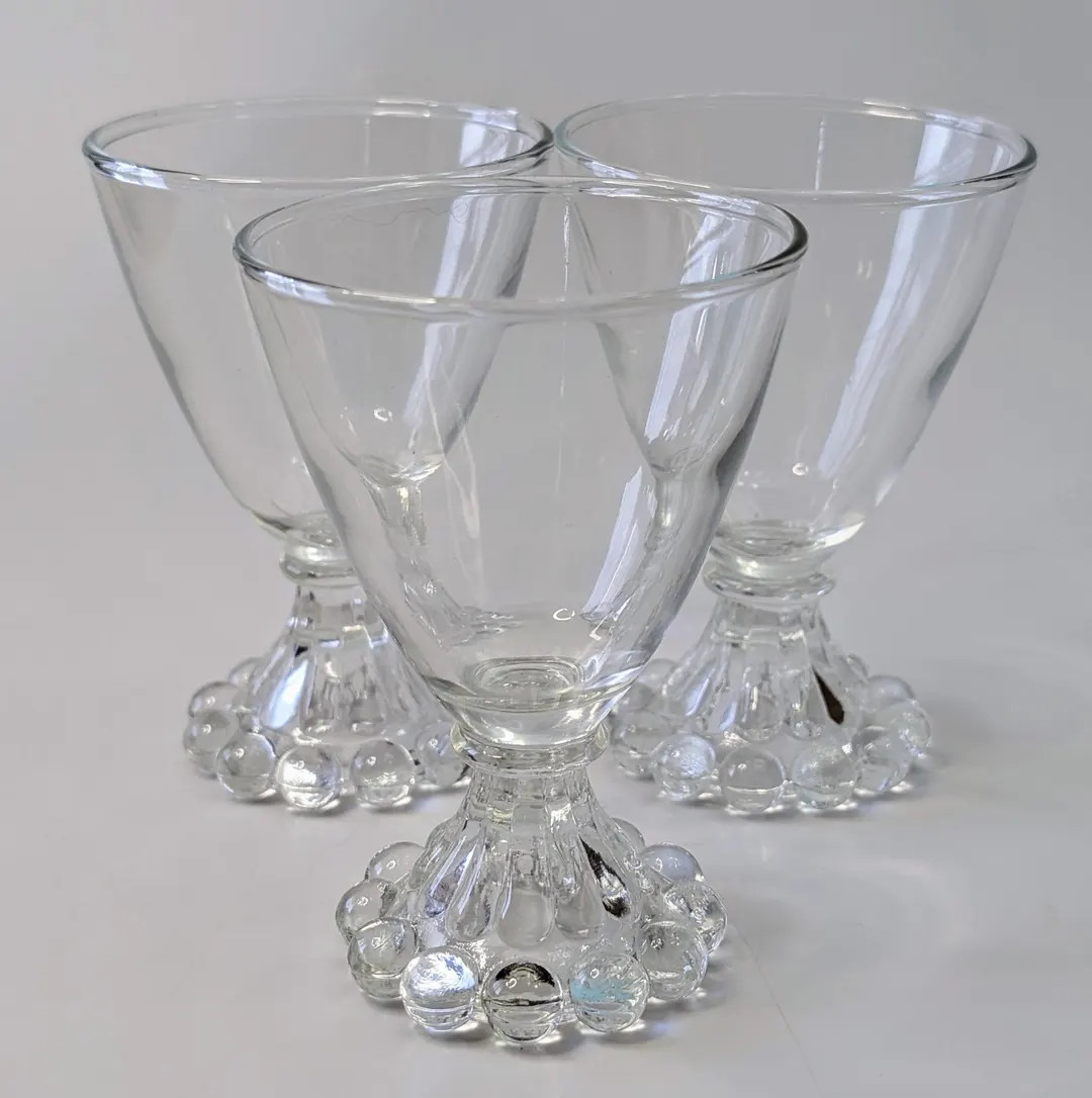 Vintage - Set of 3 Glasses - Anchor Hocking - Berwick Boopie - 4''Tall | Etsy (US)