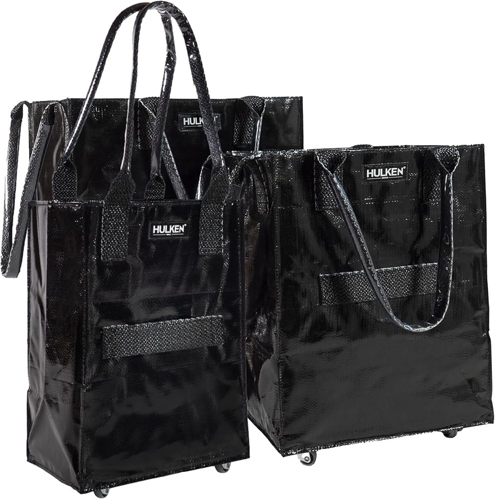 HULKEN - Reusable Grocery, Laundry Bag On Wheels, Shopping Trolley, Lightweight, Carries Up To 66... | Amazon (US)