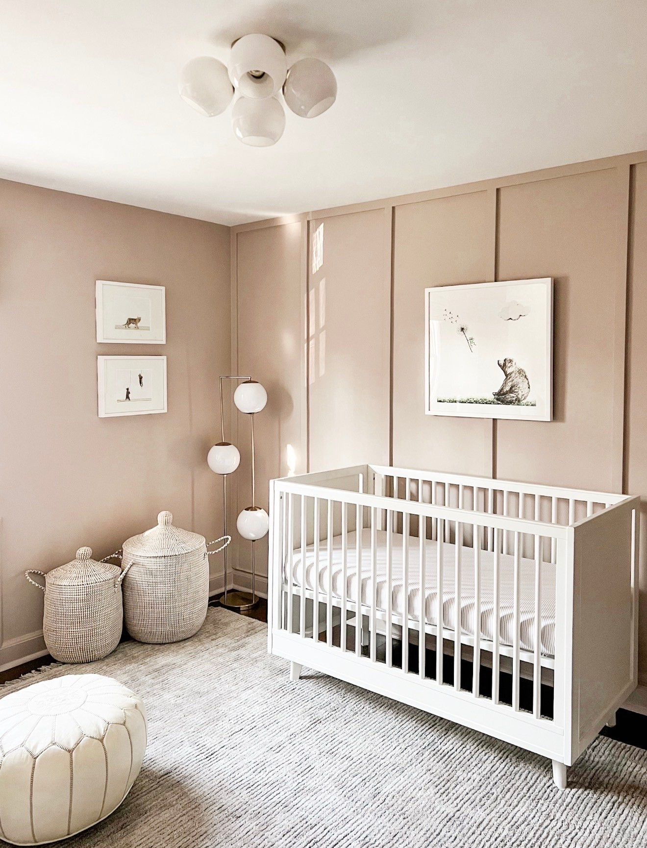 One of my favorite details in this nursery is the lighting. The soft globe fixture adds so much character to the space while keeping the overall look timeless and elevated. It is proof that even in a nursery, the right lighting can completely transform a room.

nursery design, nursery lighting, globe light fixture, neutral nursery, baby room inspiration, nursery decor, statement lighting, home decor, interior design, nursery ideas, girlonthehudson

#LTKBaby #LTKHome #LTKSeasonal