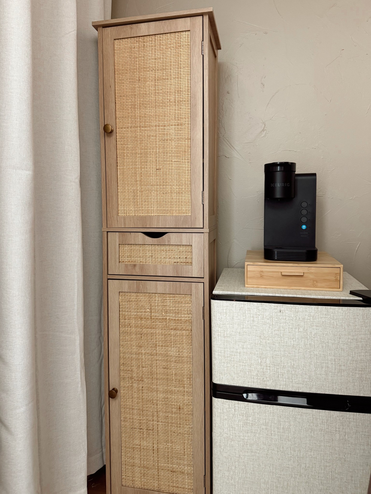 your small space coffee and storage area don’t have to be ugly 

#LTKHome