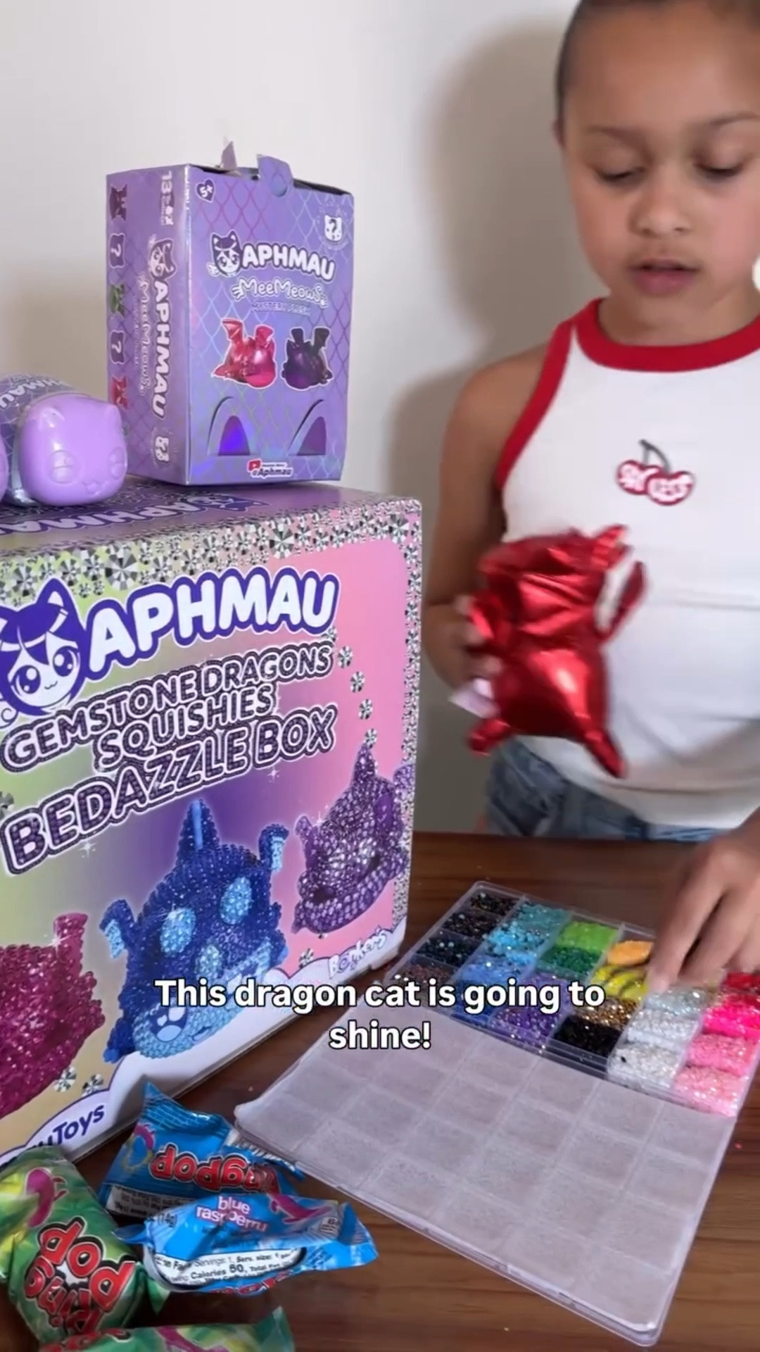 Adding some serious SPARKLE to our day! Sofi just unboxed the Aphmau Bedazzle Box and we are already obsessed! 

Can you handle this much shine? Stay tuned for the final reveal to see the finished masterpiece! 

#AphmauToys #meemeows

#LTKKids #LTKdayinmylife #LTKmomlife