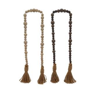Assorted 4ft. Wooden Bead Garland by Ashland® | Michaels Stores