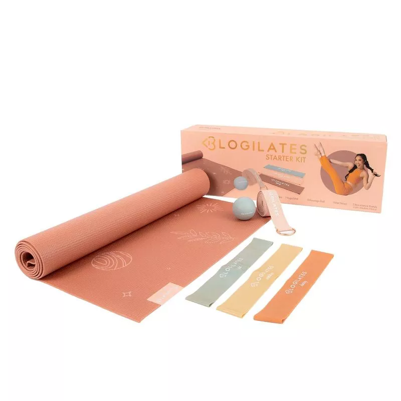 Blogilates Foldable Yoga Mat - Rust (2mm)