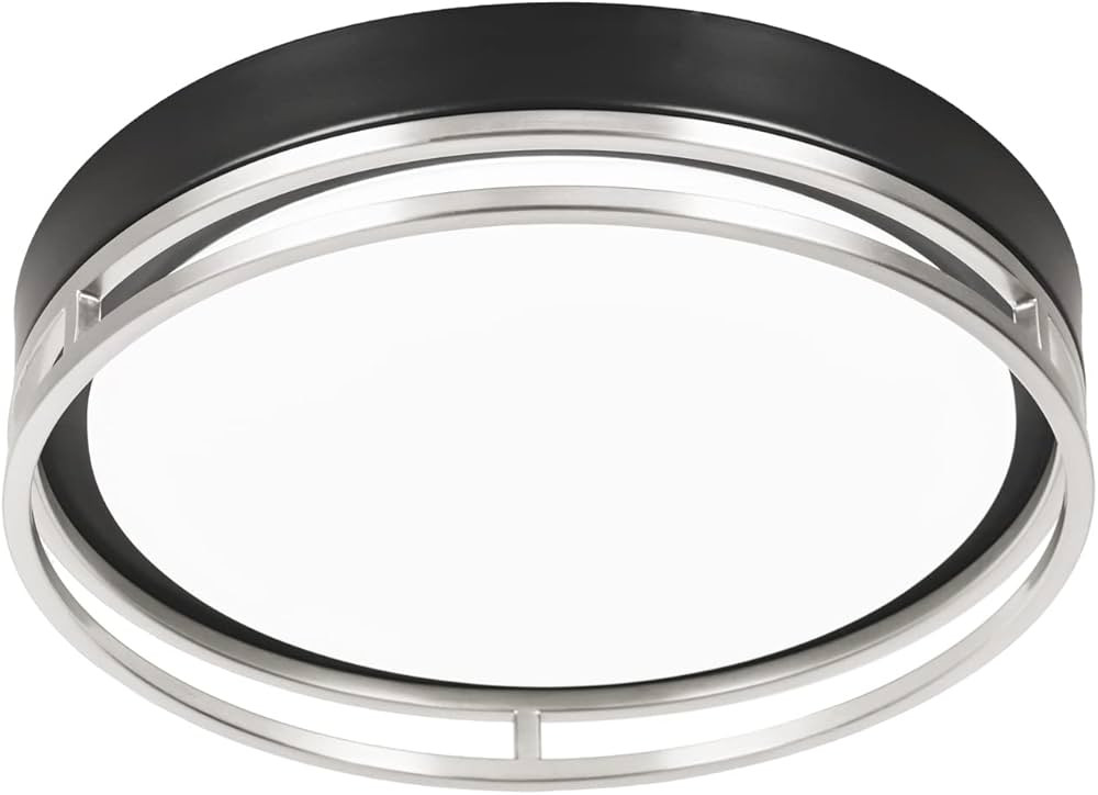 12.5 Inch LED Flush Mount Ceiling Light Fixture, 26W, Super Bright 1700 Lumens, 3 Color 3000K/400... | Amazon (US)