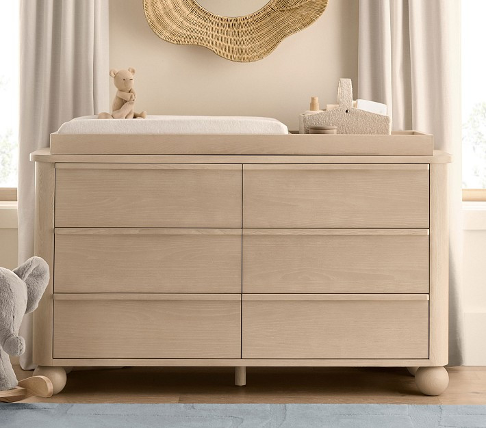Palmer 6-Drawer Dresser &amp; Topper Set (59w x 20d") | Pottery Barn Kids