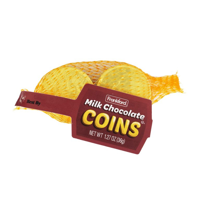 Frankford Milk Chocolate Coins, 1.27 oz Bag | Walmart (US)